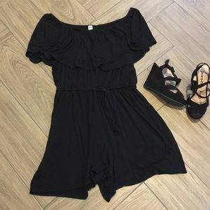 Off the shoulder romper